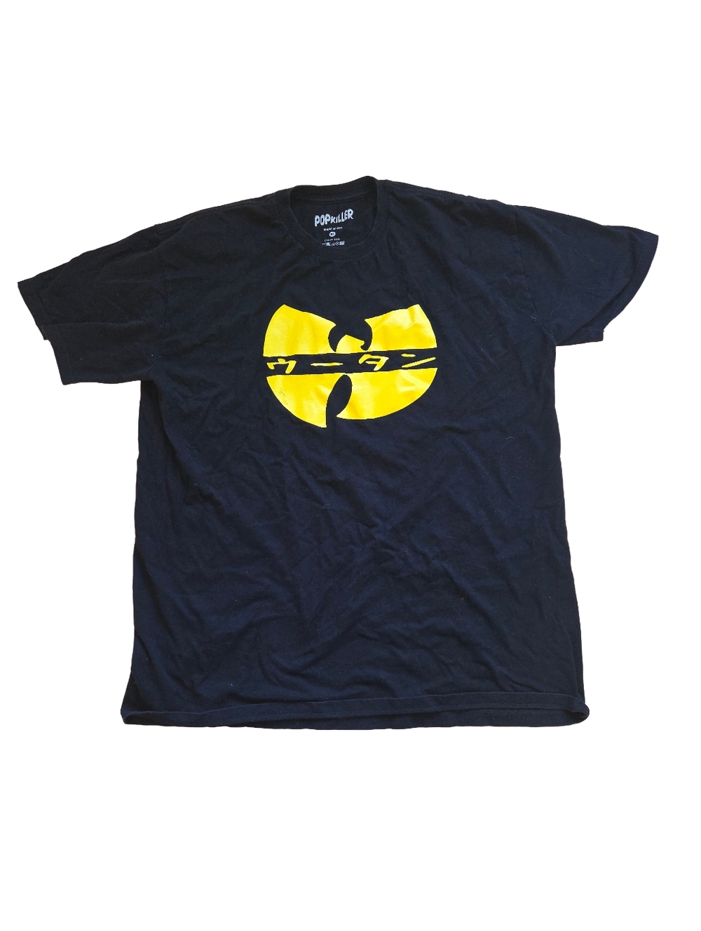 Rare Wu Tang Clan X Pop Killer Boutique T Shirt Collab Featuring Katakana Logo